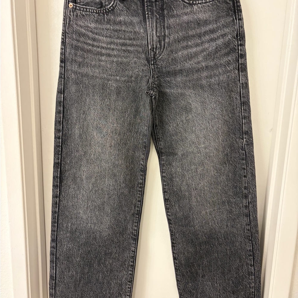 GAP Men's Charcoal Relaxed Jeans
